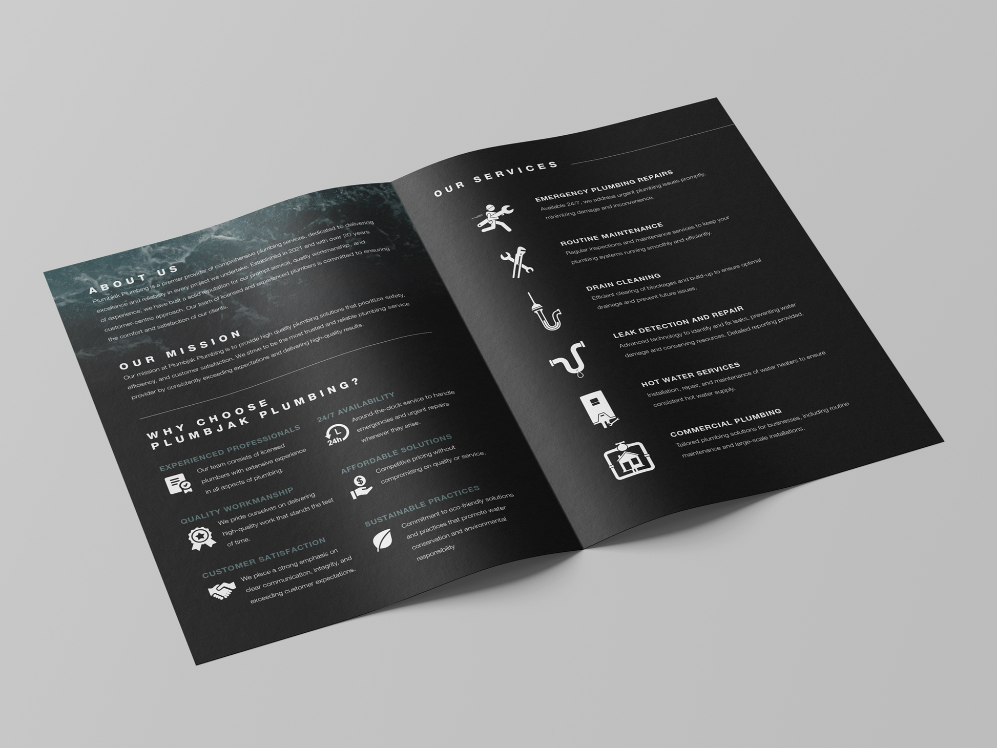 4pp A5 Brochure